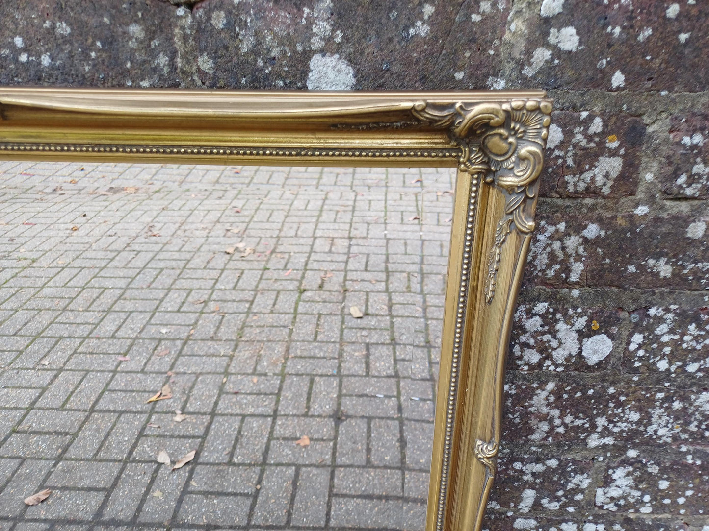 Vintage Ornate Gold Gilt Mirror – Rococo Style Wall Mirror, 1980s Hollywood Regency Decor, gold ornate vintage mirror, large gilt mirror