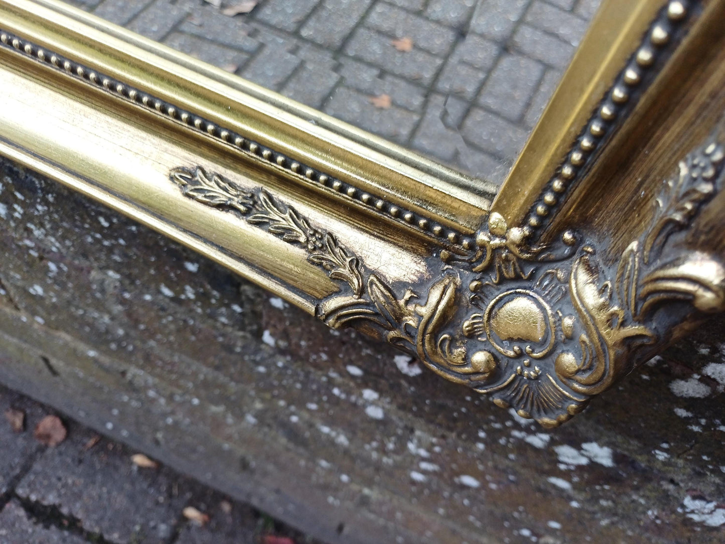 Vintage Ornate Gold Gilt Mirror – Rococo Style Wall Mirror, 1980s Hollywood Regency Decor, gold ornate vintage mirror, large gilt mirror