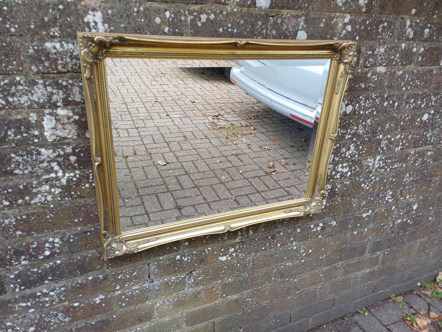 Vintage Ornate Gold Gilt Mirror – Rococo Style Wall Mirror, 1980s Hollywood Regency Decor, gold ornate vintage mirror, large gilt mirror