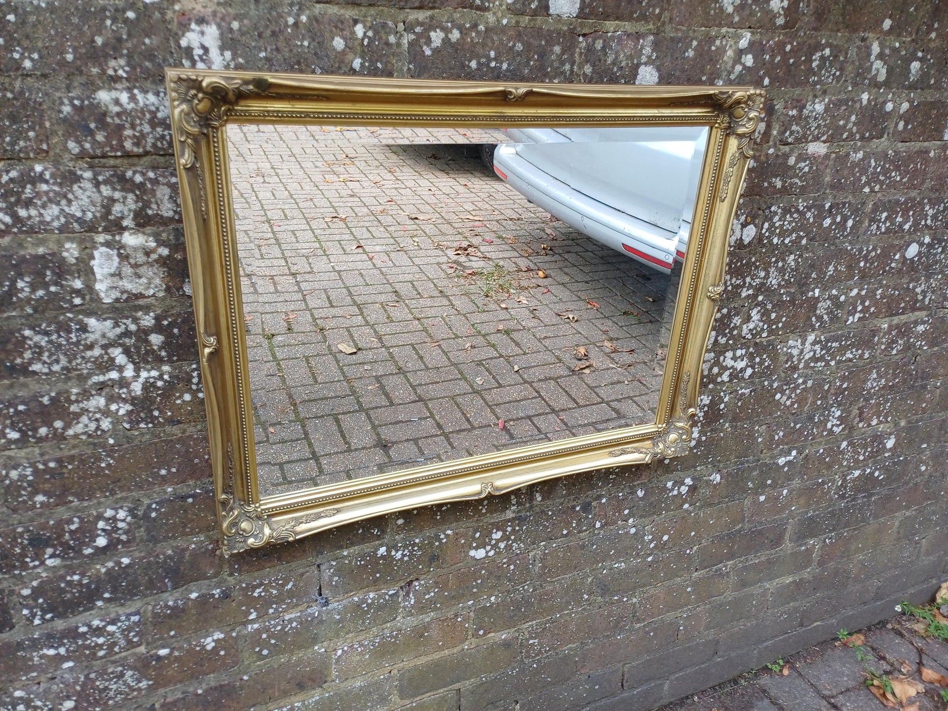 Vintage Ornate Gold Gilt Mirror – Rococo Style Wall Mirror, 1980s Hollywood Regency Decor, gold ornate vintage mirror, large gilt mirror