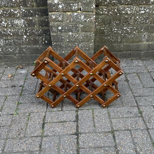 vintage wooden retro wine rack, vintage wine storage, wine rack