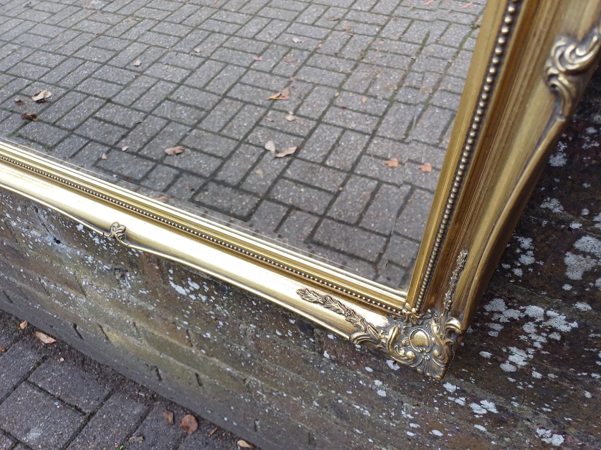 Vintage Ornate Gold Gilt Mirror – Rococo Style Wall Mirror, 1980s Hollywood Regency Decor, gold ornate vintage mirror, large gilt mirror