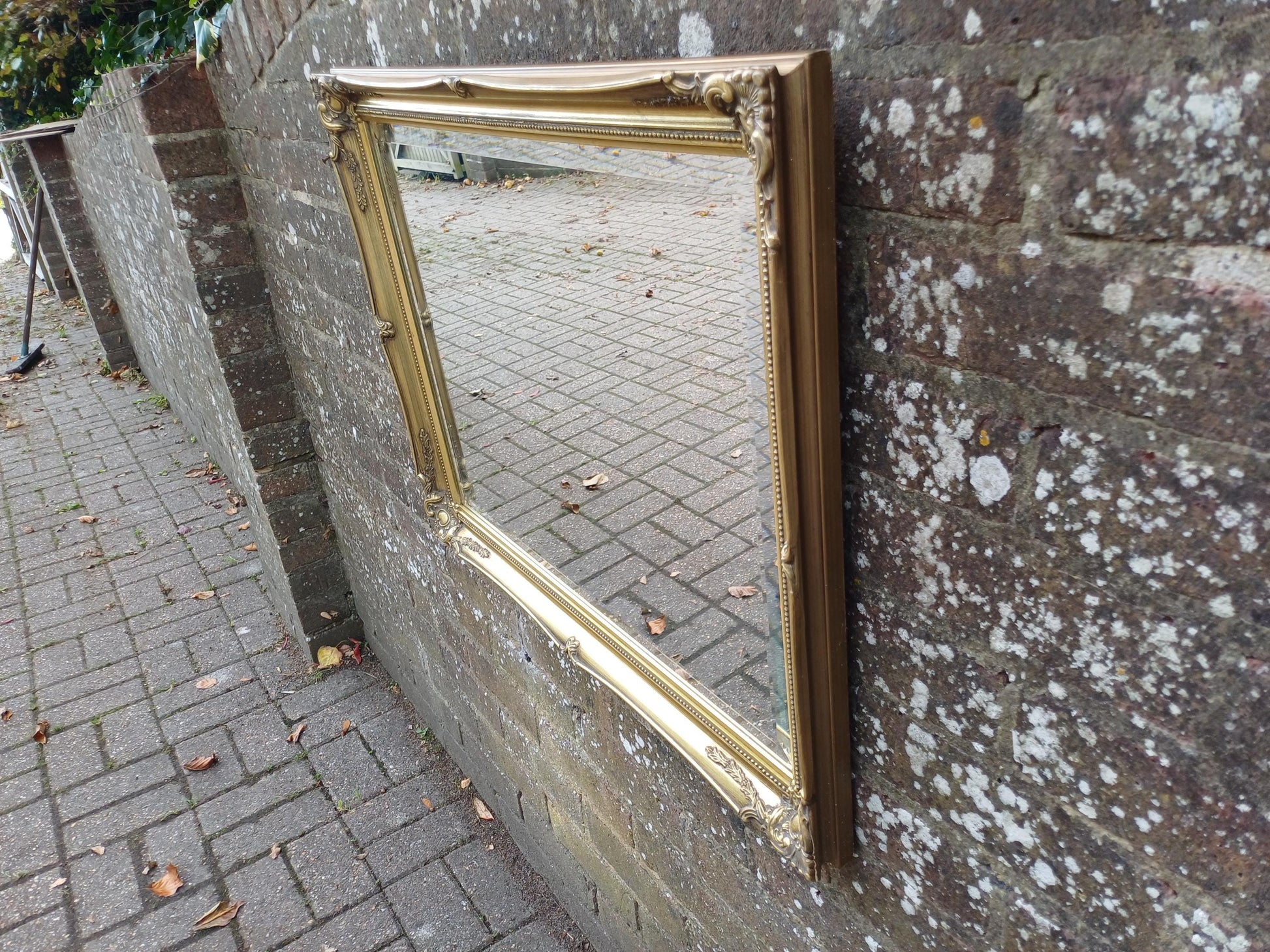 Vintage Ornate Gold Gilt Mirror – Rococo Style Wall Mirror, 1980s Hollywood Regency Decor, gold ornate vintage mirror, large gilt mirror