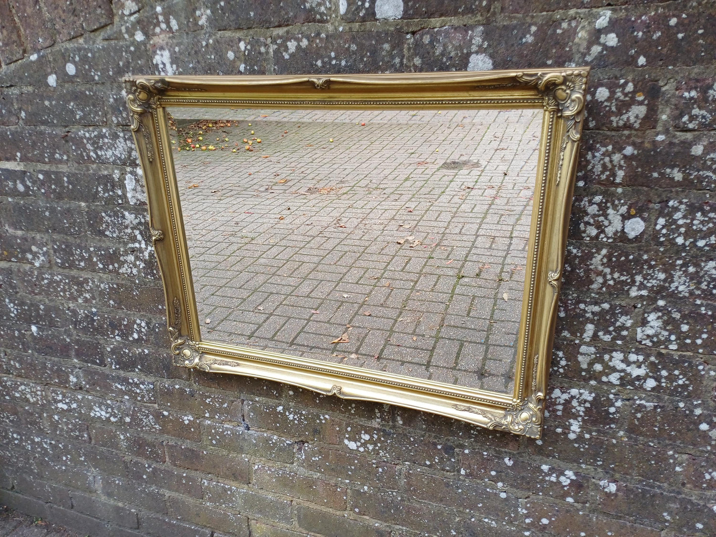 Vintage Ornate Gold Gilt Mirror – Rococo Style Wall Mirror, 1980s Hollywood Regency Decor, gold ornate vintage mirror, large gilt mirror