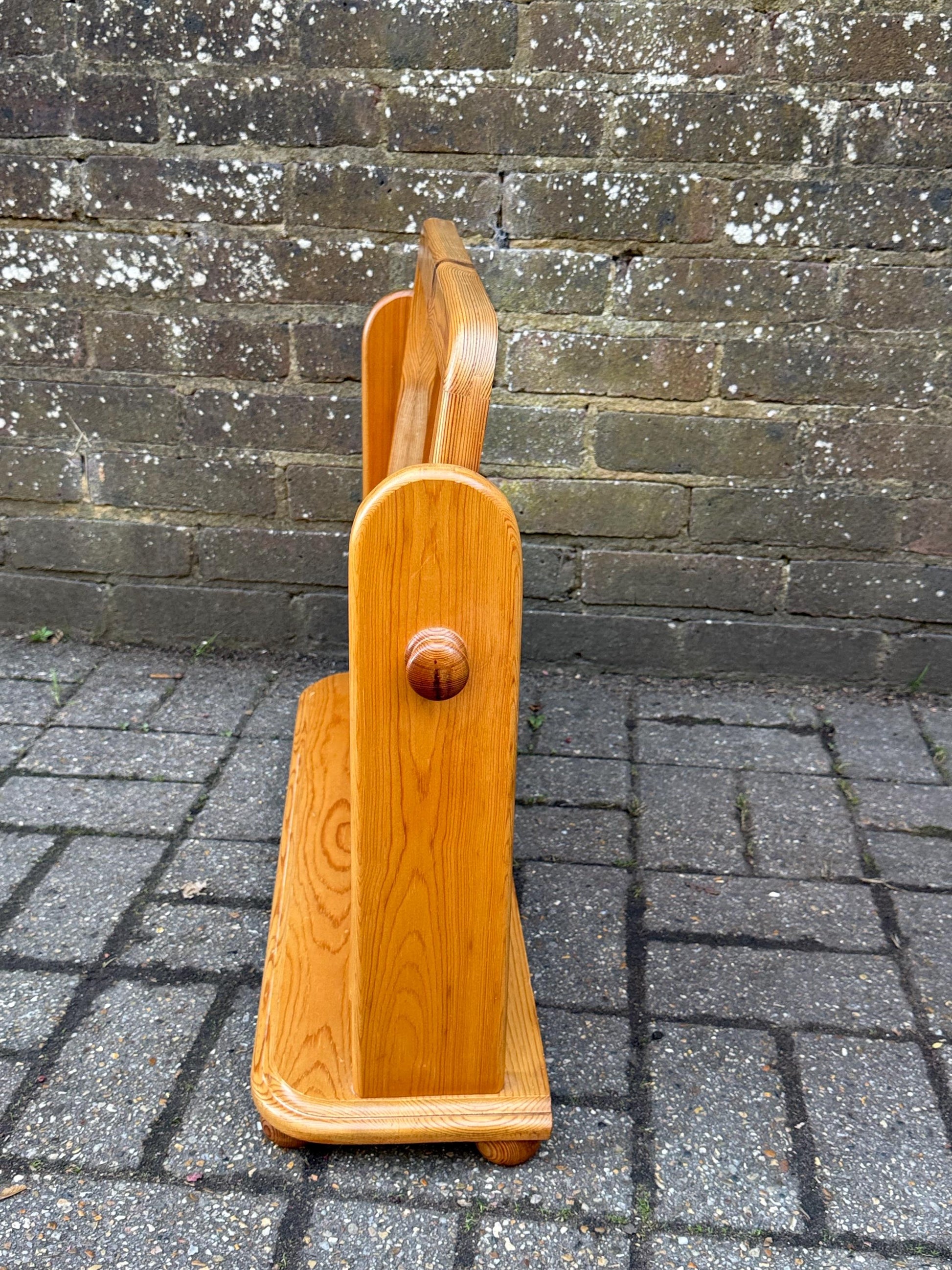 Large and Wide Vintage Pine Dressing Table Mirror, 1980s Scandi Country Vanity Mirror, Rustic Mirror Solid Pine, Retro Decor