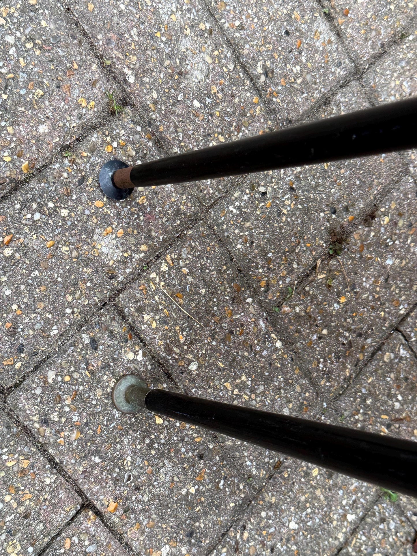 Vintage 1950s Formica & Metal Side Table – Mid-Century Atomic Style Retro Coffee or Side Table, retro occasional table, atomic legs