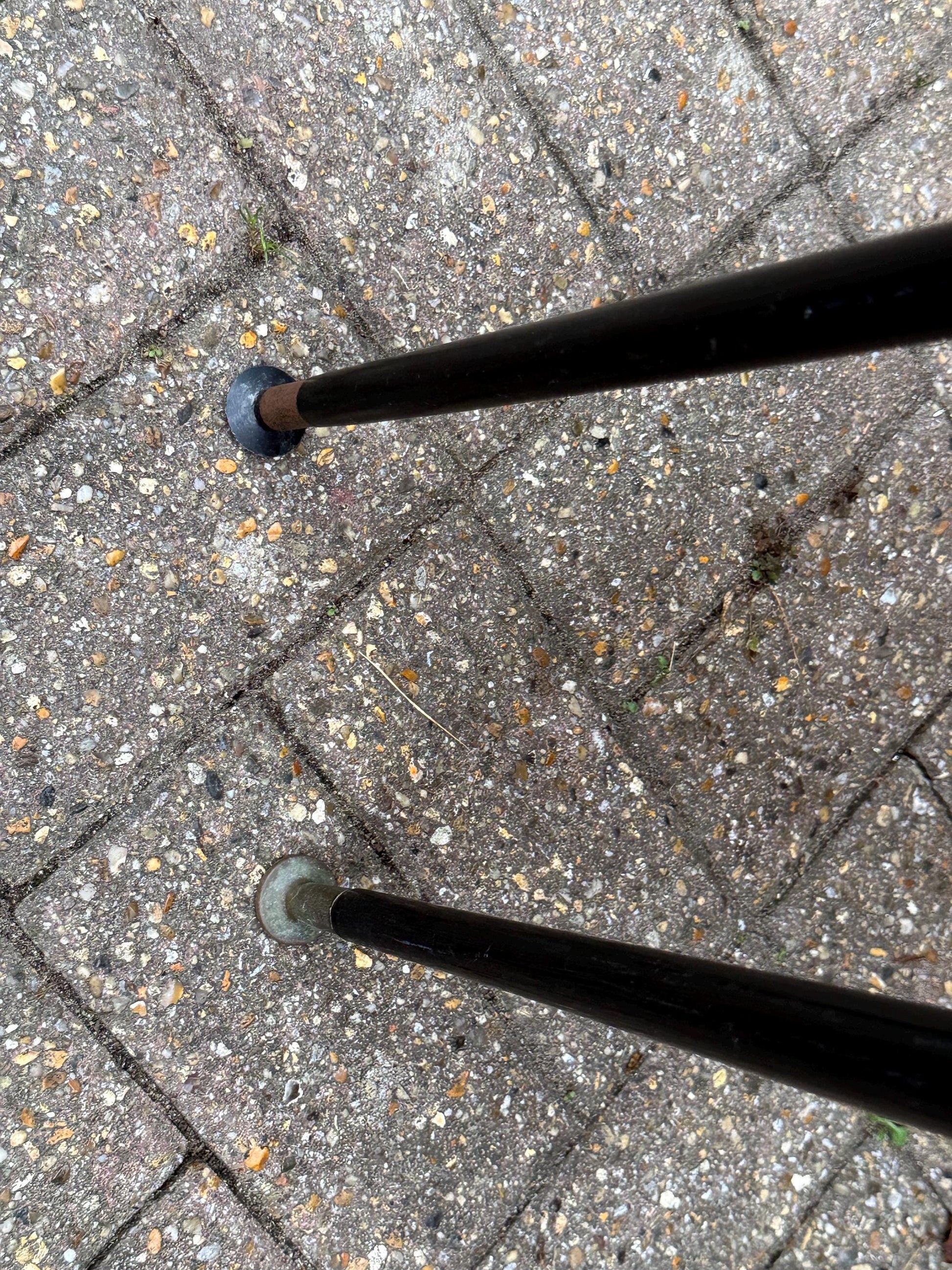 Vintage 1950s Formica & Metal Side Table – Mid-Century Atomic Style Retro Coffee or Side Table, retro occasional table, atomic legs