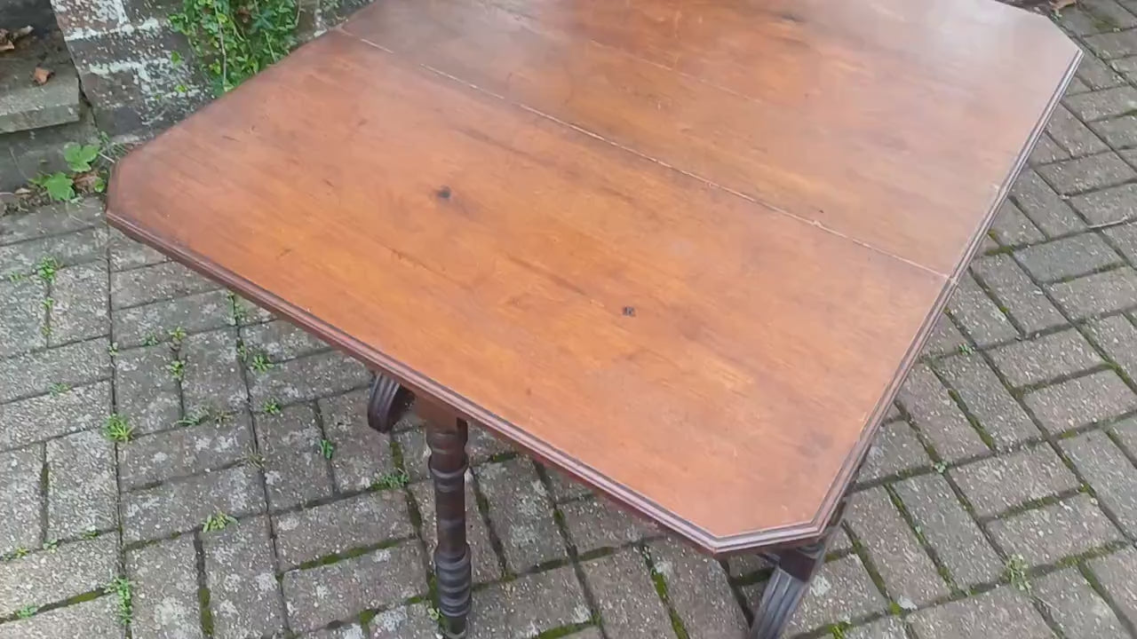 Top Quality Mahogany Vintage Victorian Sutherland Table Occasional Utility Side
