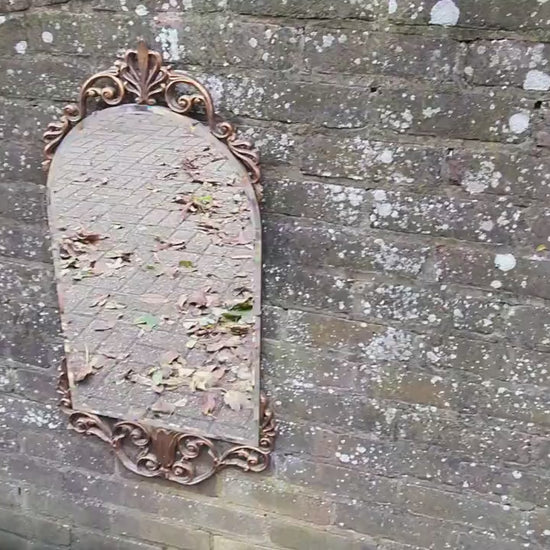 Vintage Retro Gold Gilt Ornate Arch Mirror ‘Aisonea’
