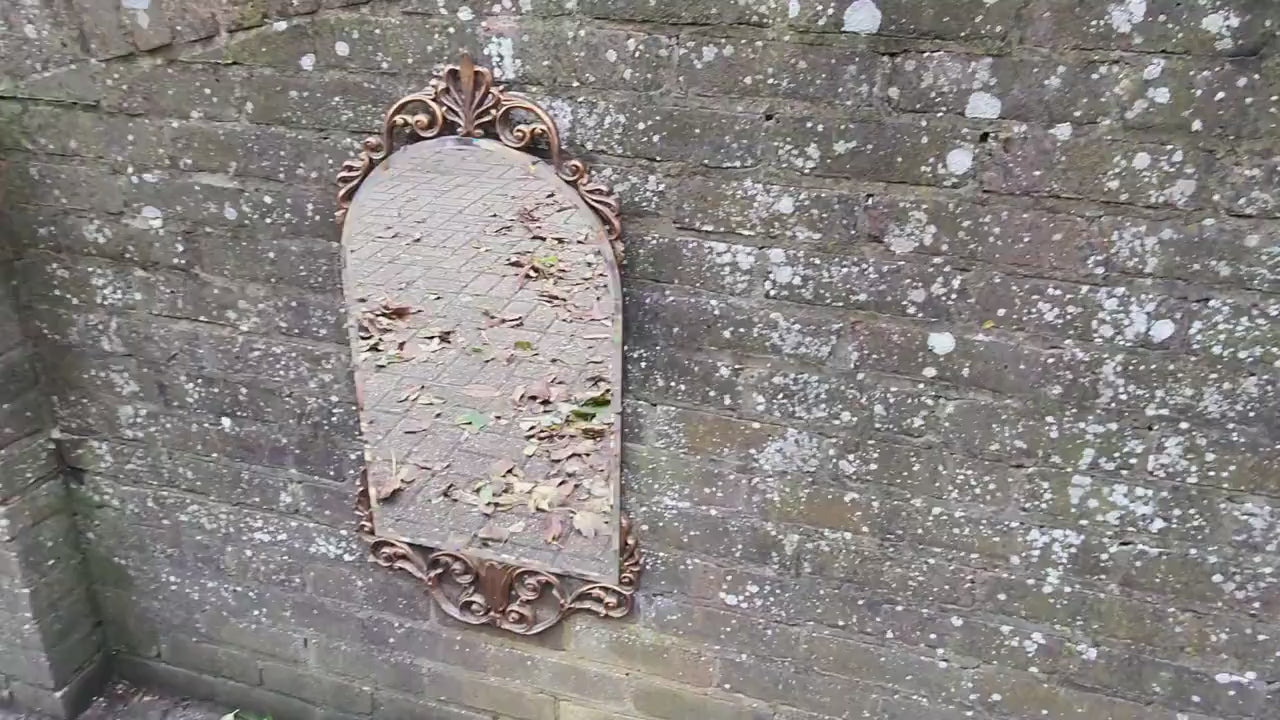 Vintage Retro Gold Gilt Ornate Arch Mirror ‘Aisonea’