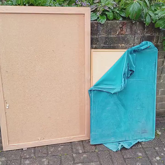 Pair of Very Large Vintage 80’s Noticeboards Fantastic and Easy Projects 108 x 72 cm