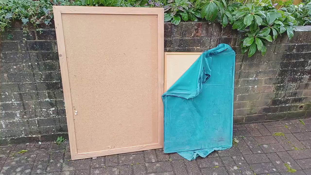 Pair of Very Large Vintage 80’s Noticeboards Fantastic and Easy Projects 108 x 72 cm